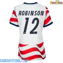 Camisa de time de futebol Estados Unidos Miles Robinson #12 Replicas 1º Equipamento Feminina Mundo 2026 Manga Curta